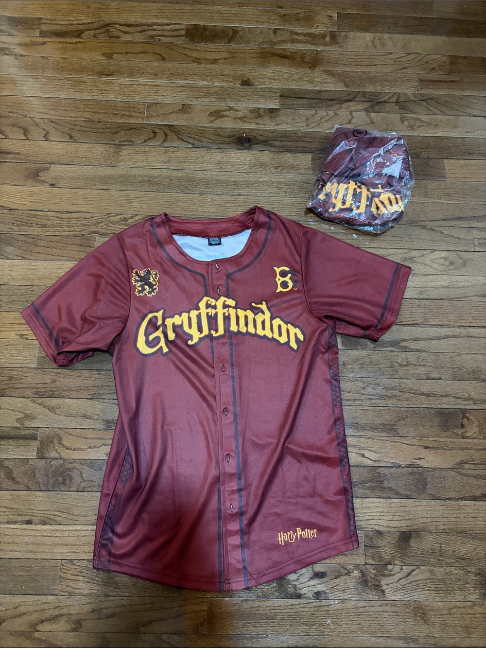 TWO Harry Potter Gryffindor Baseball “Jersey”
